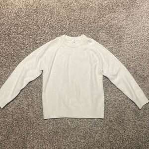 Girls Cream Uniqlo Sweater